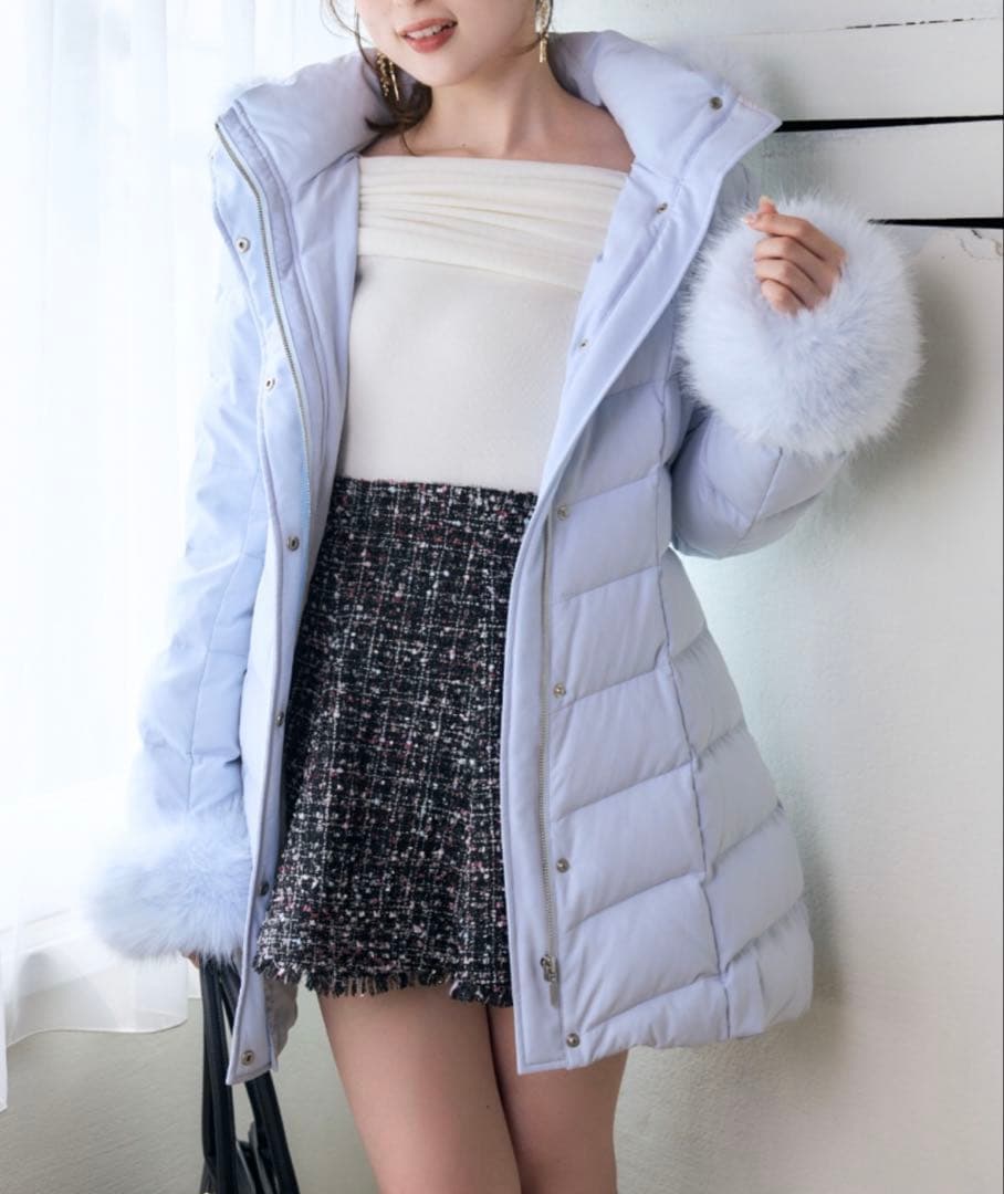 rienda 【神くびれダウン】Aラインダウンワンピコート rienda | 【神くびれダウン】Aラインダウンワンピコート (コート