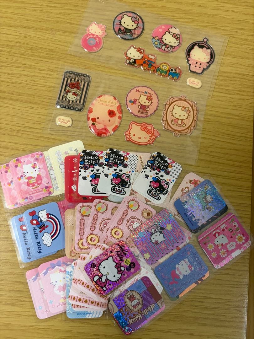 サンリオ　ハローキティ シールセット パック　フレークシール　平成　レトロ