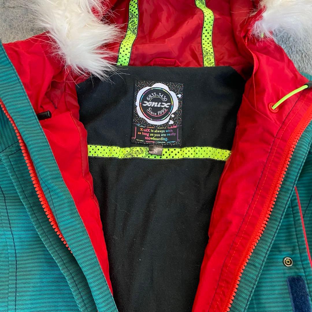 激カワ】X-niX スノボ スキー ウェア つなぎ ファー付き - メルカリ