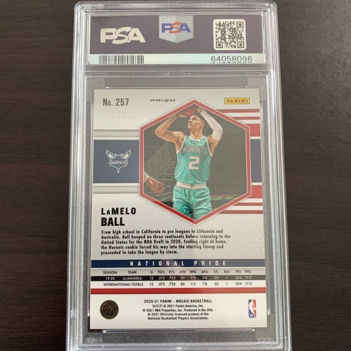 【49枚限定!!PSA9】Lamelo Ball RC Mosaic Prizm