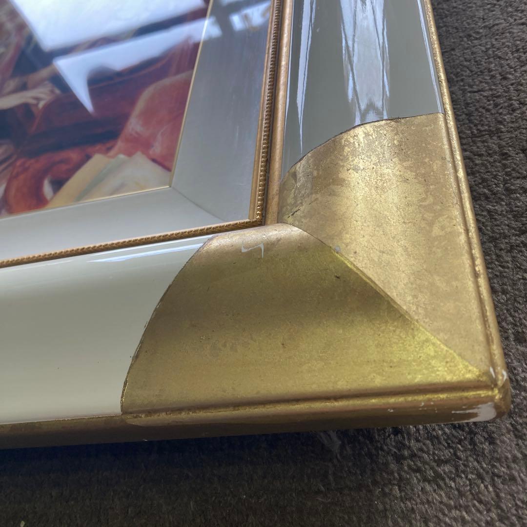 ルノワール ピアノを弾く少女たち 豪華白金 額装済み 70cm x 60cm