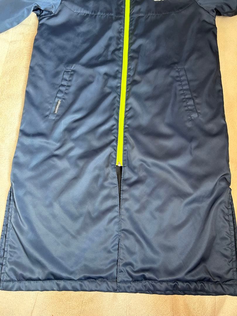 adidas】アディダス ジュニアベンチコート ネイビー 150 - メルカリ