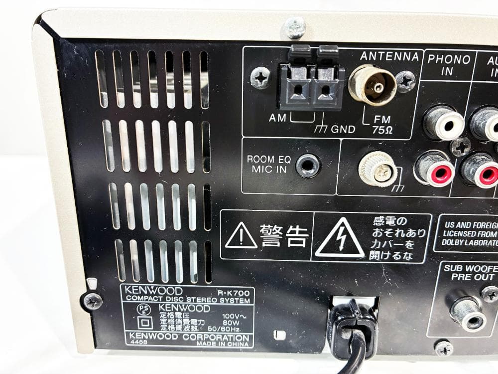 ☆KENWOOD CD/MDレシーバー【R-K700】FL9S - メルカリ