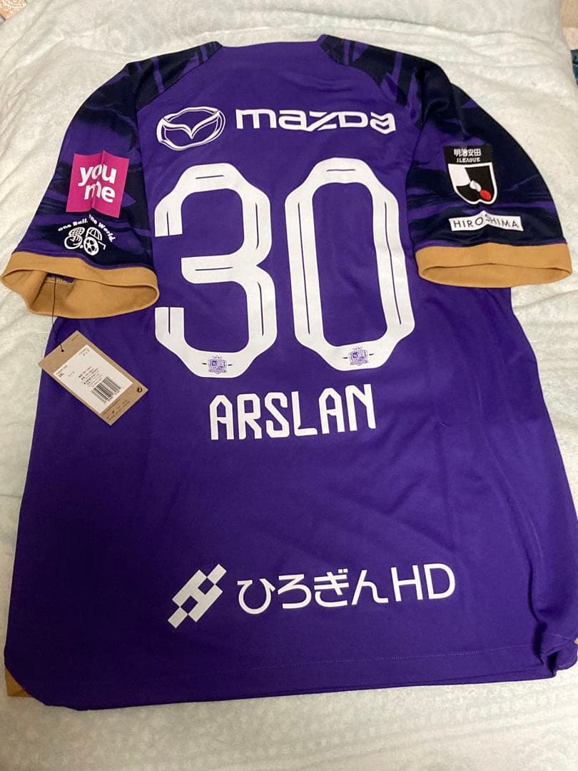 新品タグ付き サンフレッチェ広島 レプリカユニフォーム 2024 アルスラン 2024シーズン2ndレプリカユニフォーム一般販売のお知らせ