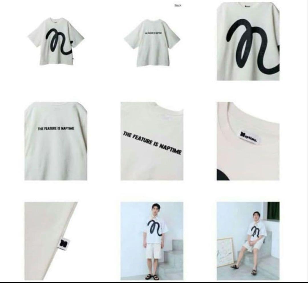 Naptime BIG T-SHIRTS-WHITE Tシャツ