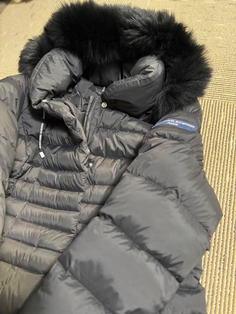 JEAN-LOUIS SCHERRER フォックスファー ダウンロング 黒 M - メルカリ