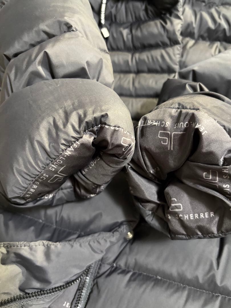 JEAN-LOUIS SCHERRER フォックスファー ダウンロング 黒 M - メルカリ