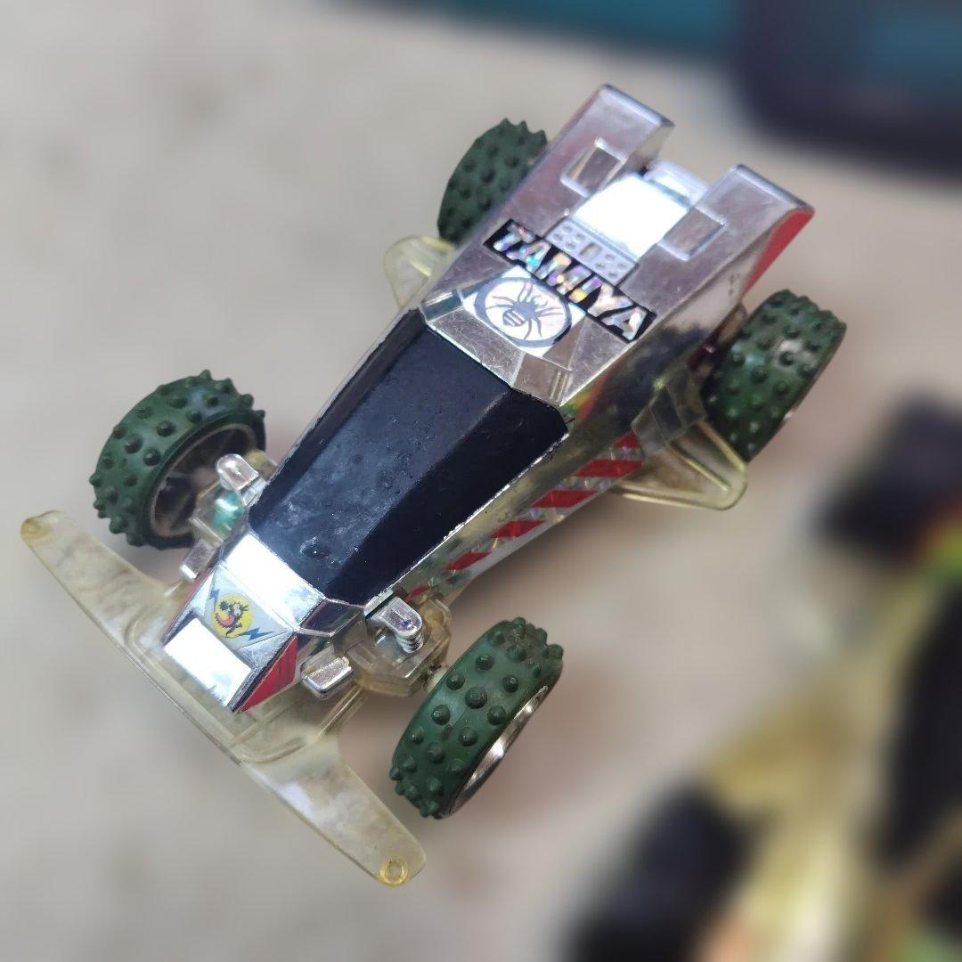 ミニ四駆チョコ 金メッキバーニングサン/サンダードラゴンJr＋他組立済