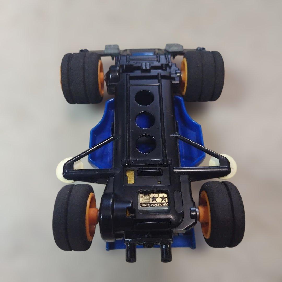 ミニ四駆チョコ 金メッキバーニングサン/サンダードラゴンJr＋他組立済