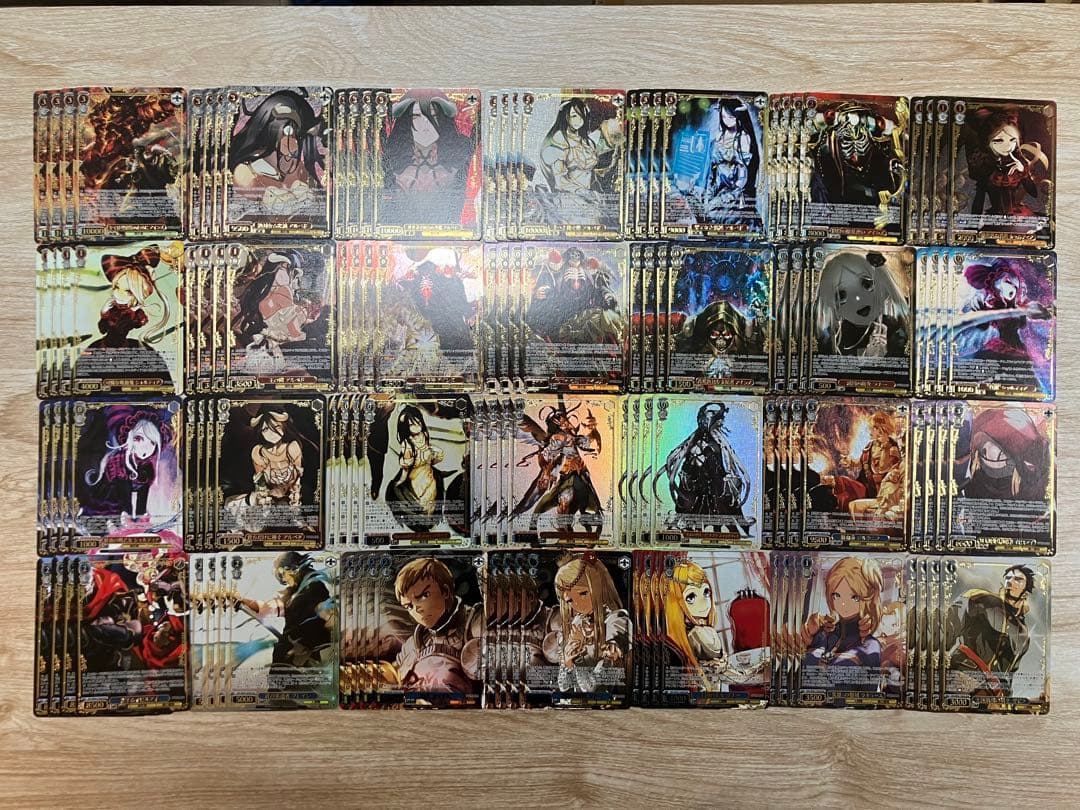 ヴァイス　オーバーロード　原作　プレミアムブースター　OLR81種各4コンセット