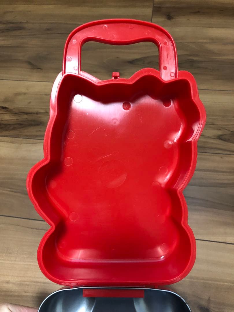 平成レトロ❣️ キティ　カオハナ　ミニトランク　缶　収納ケース　ボックス　お道具箱