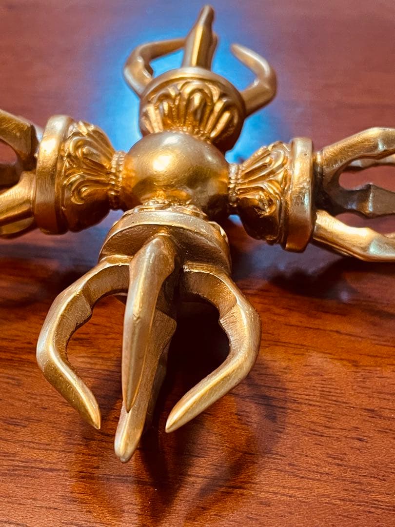 即日発送 新品チベット密教 カツマ 羯磨 十字 金剛杵 ダブルドルジェ