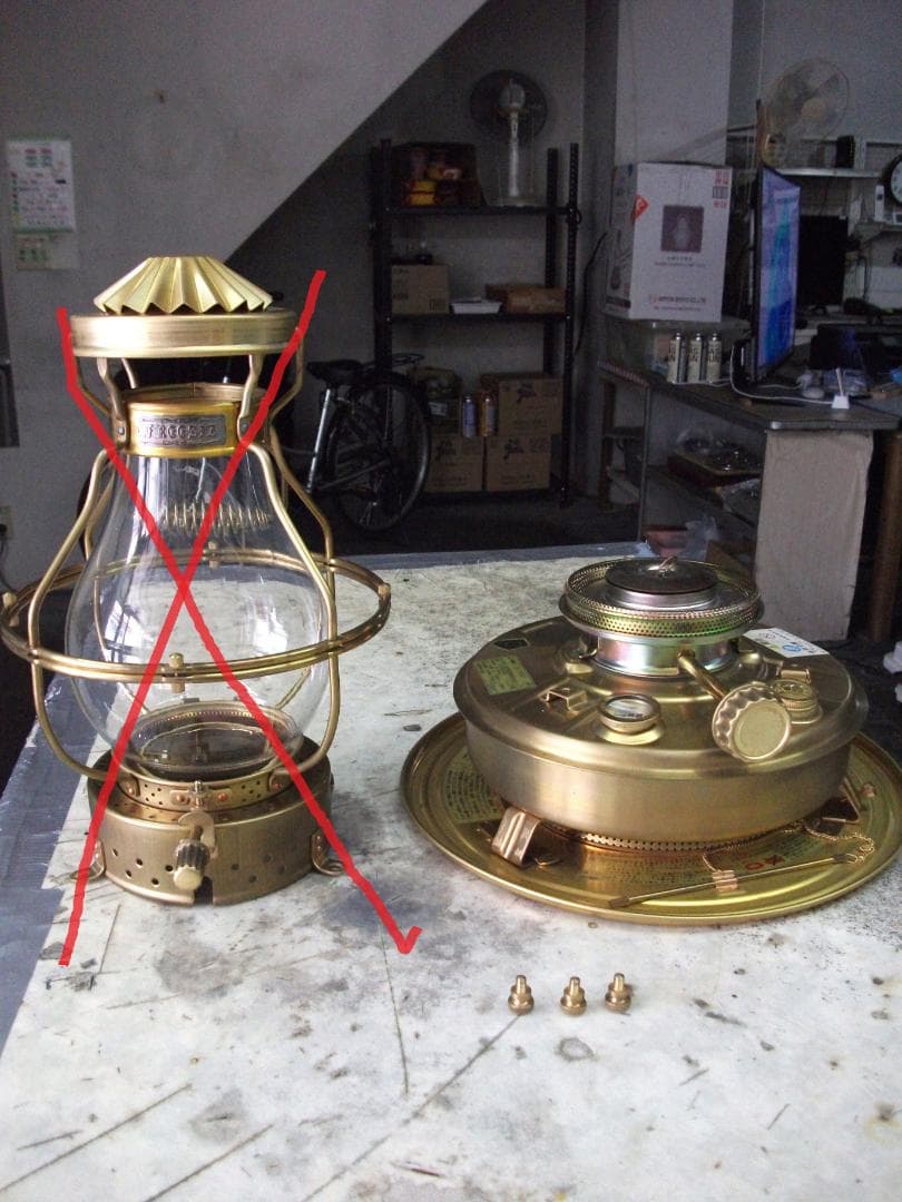 ★下側・ニッセン【日本船燈】・2013年製・最終製造品・フリージア ☆下側・【日本船燈】ニッセン・2013年製・最終製造品・フリージア復刻