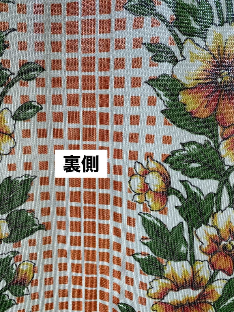 花柄 カーテン 昭和レトロ レトロポップ 当時物 インテリア - メルカリ