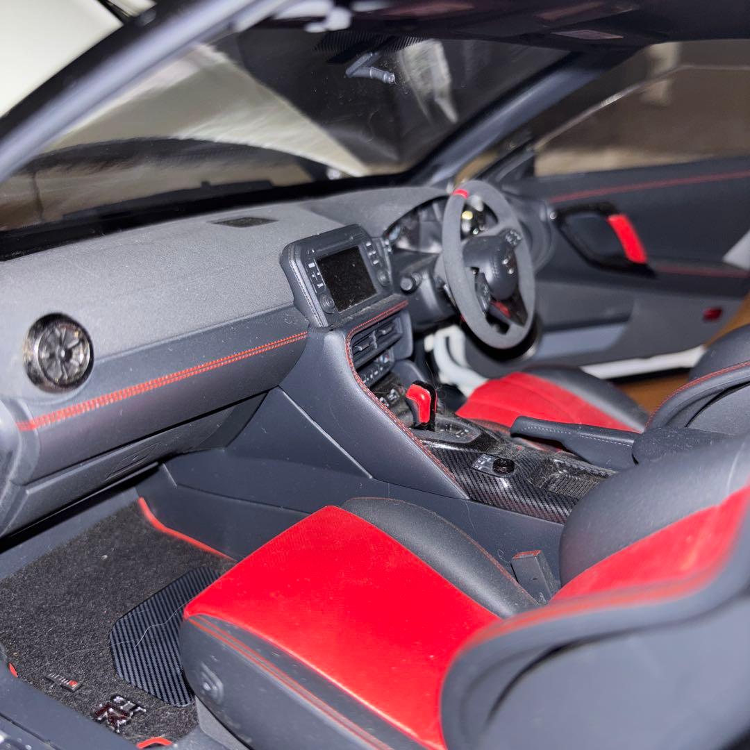 『リアウイング補修歴あり』デアゴスティーニ　1/8 GT-R R35 ニスモ