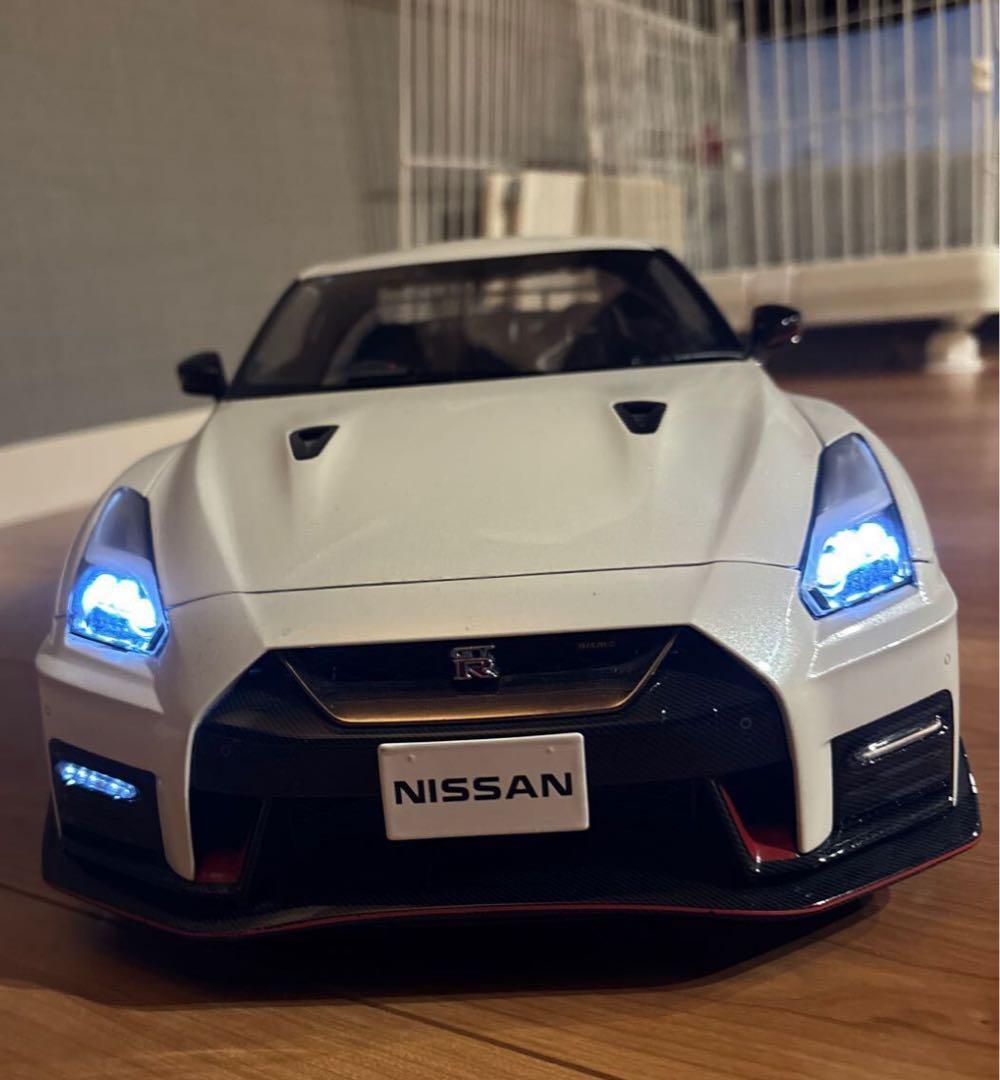 『リアウイング補修歴あり』デアゴスティーニ　1/8 GT-R R35 ニスモ