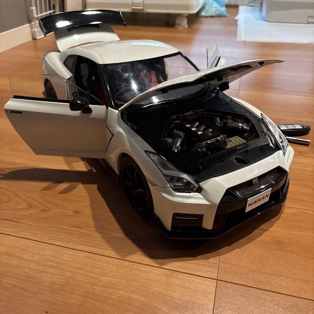 『リアウイング補修歴あり』デアゴスティーニ　1/8 GT-R R35 ニスモ