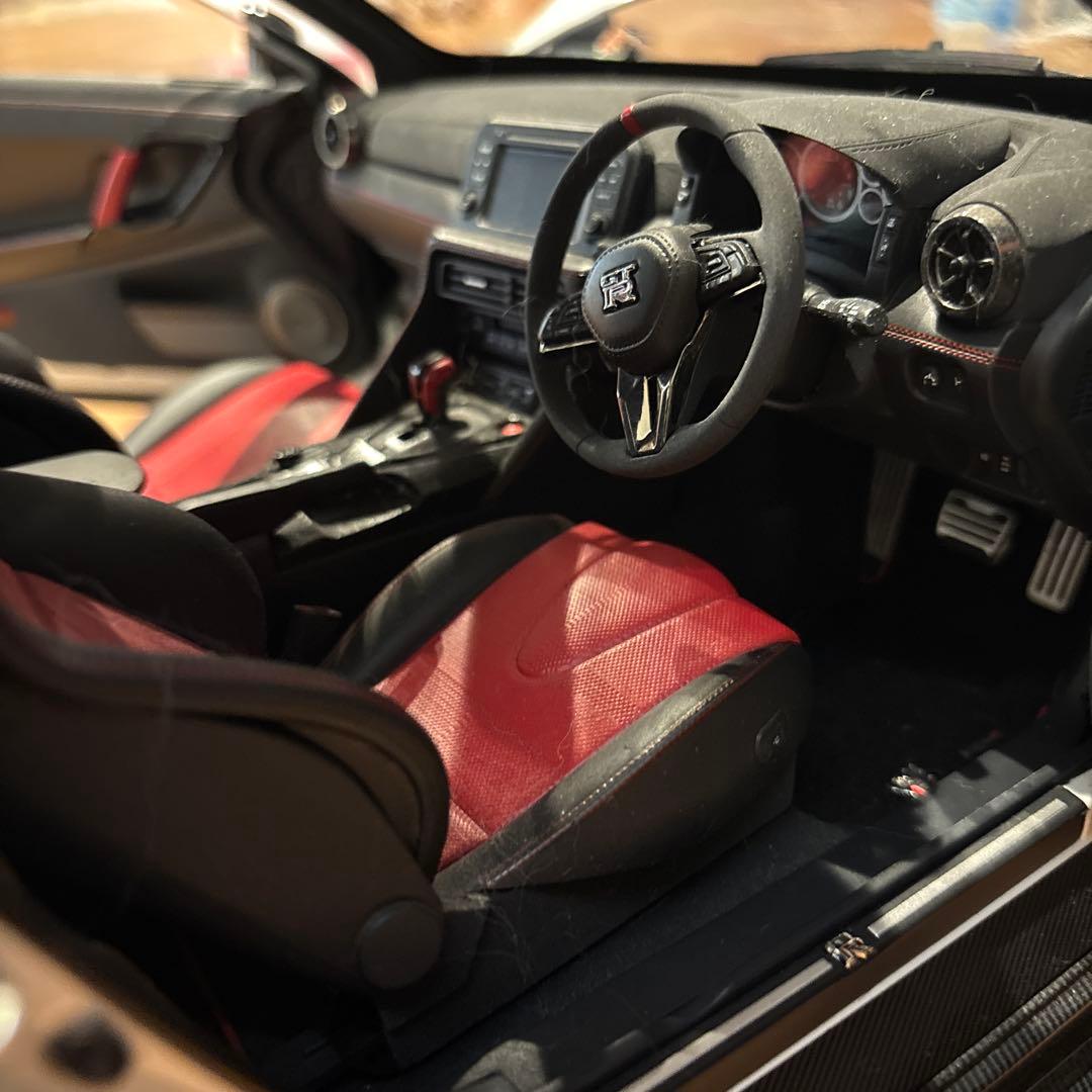 『リアウイング補修歴あり』デアゴスティーニ　1/8 GT-R R35 ニスモ