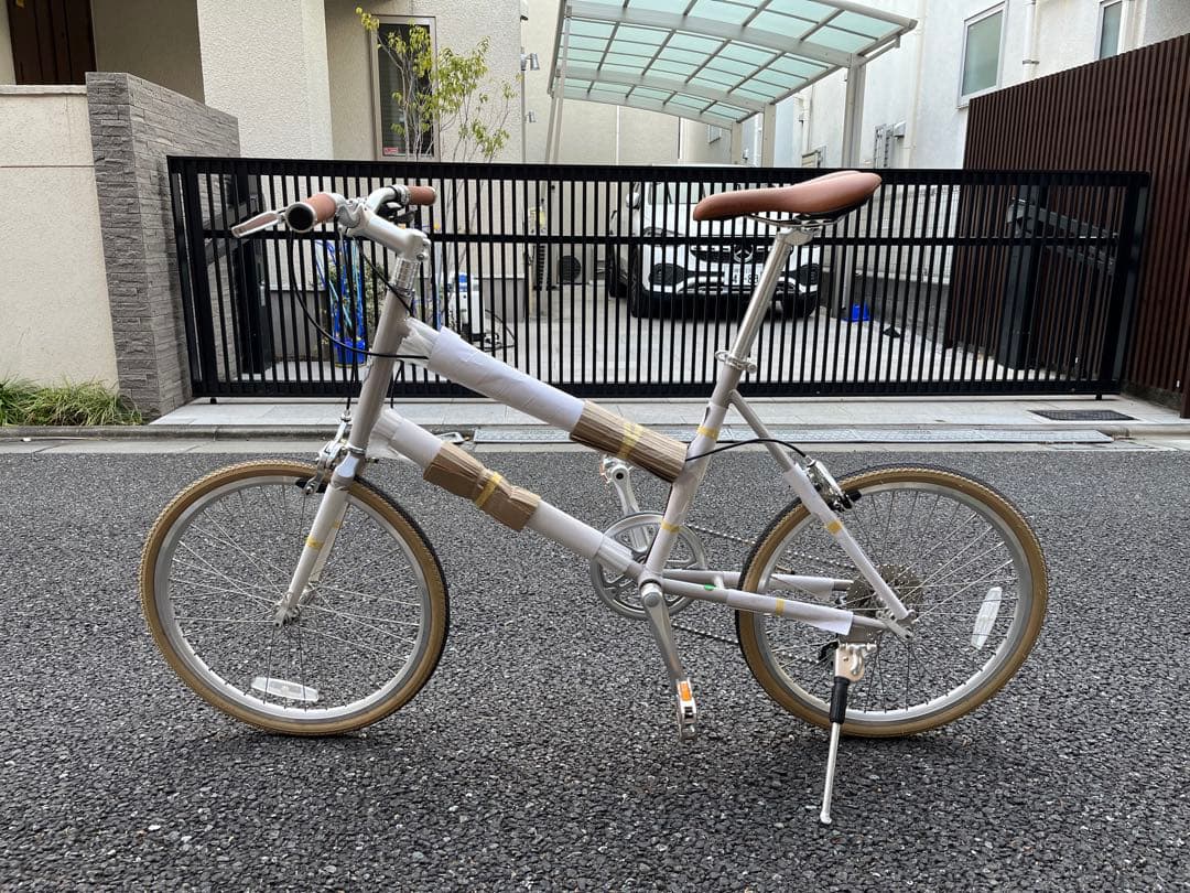 ミニベロ 自転車 クロモリフレーム 8段変速