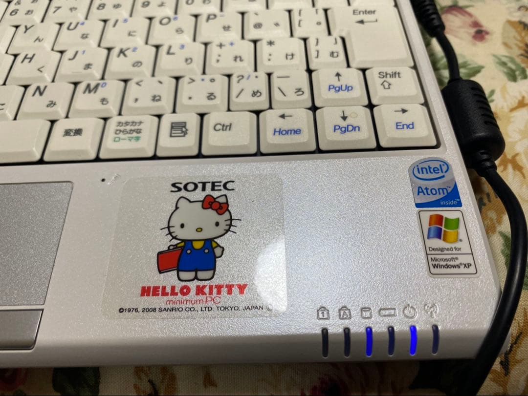 《極希少✨️》未使用動作確認済SOTECハローキティノートPCWindows XP