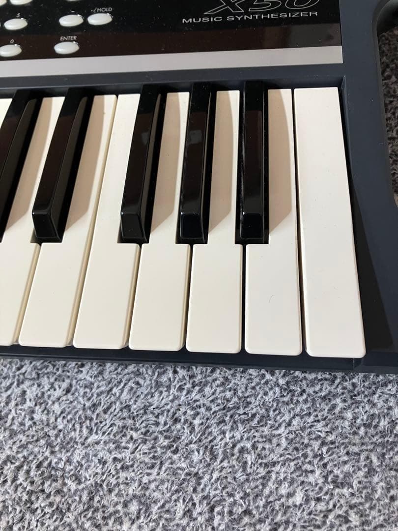 X50 シンセサイザー 中古 箱、説明書あり - メルカリ