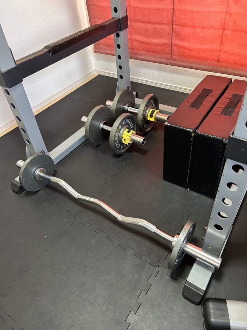 ホームジムセット プレート計195キロ 約6畳参考 宮城県 - メルカリ