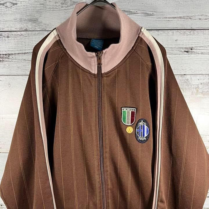 希少激レア ACミラントラックジャケット ジャージ ブラウン茶