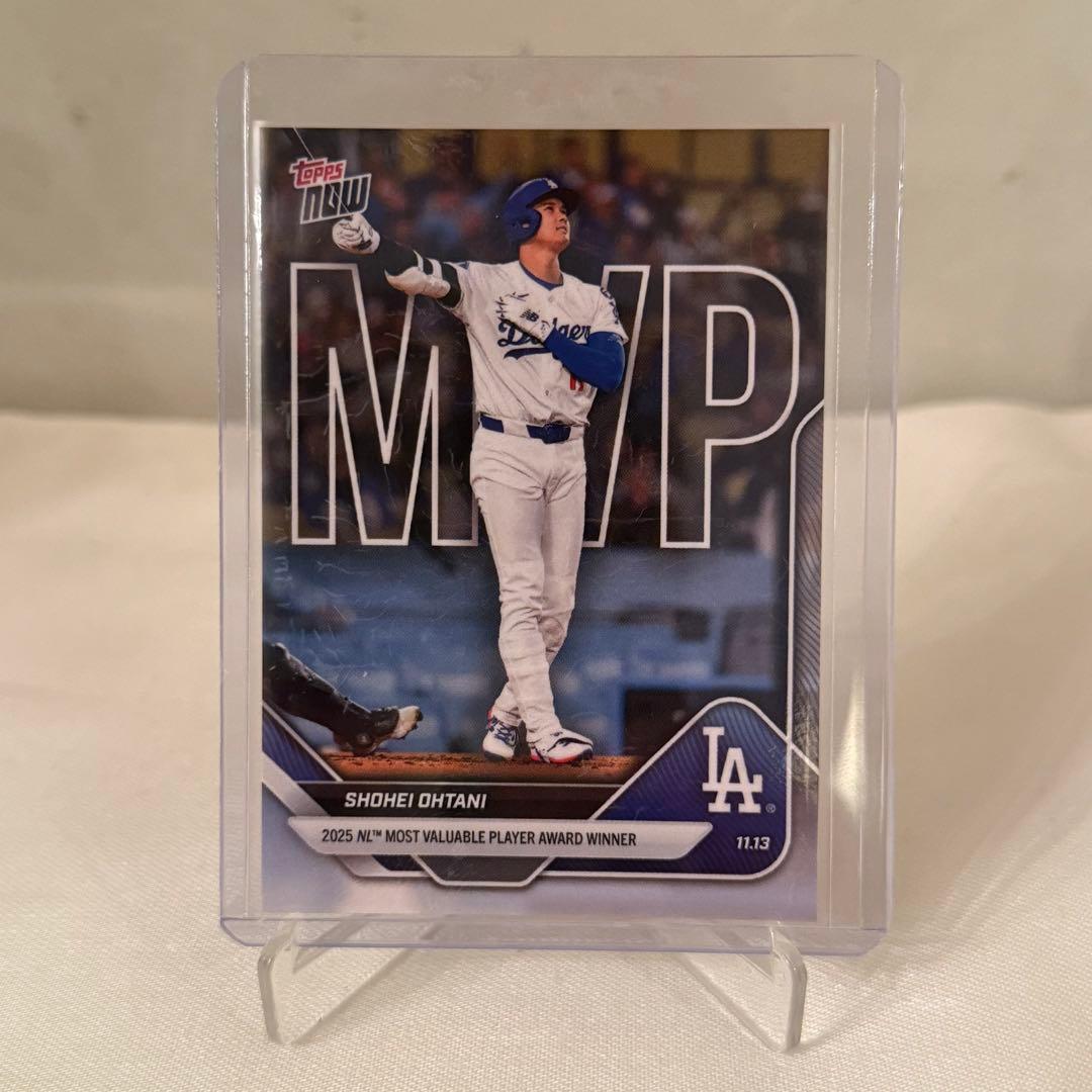 最終値下 topps now Shohei Ohtani 大谷翔平 NL MVP - メルカリ
