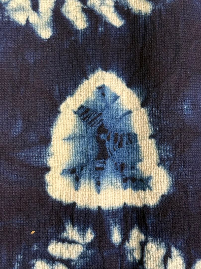 N7「片野絞り」民藝 藍染絞り職人 片野かほり 藍染絞り布 国展 有松