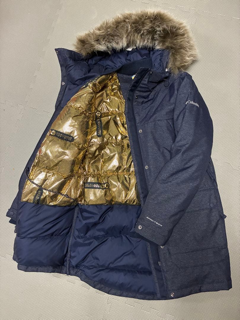 Columbia オムニヒートダウンジャケット（クリーニング済） Columbia（コロンビア） 中綿ダウンジャケット メンズ アウター フード