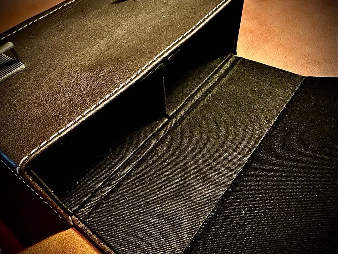 2月SALE品!Pvt.Workshop極 本革デッキケース　ダークブラウン