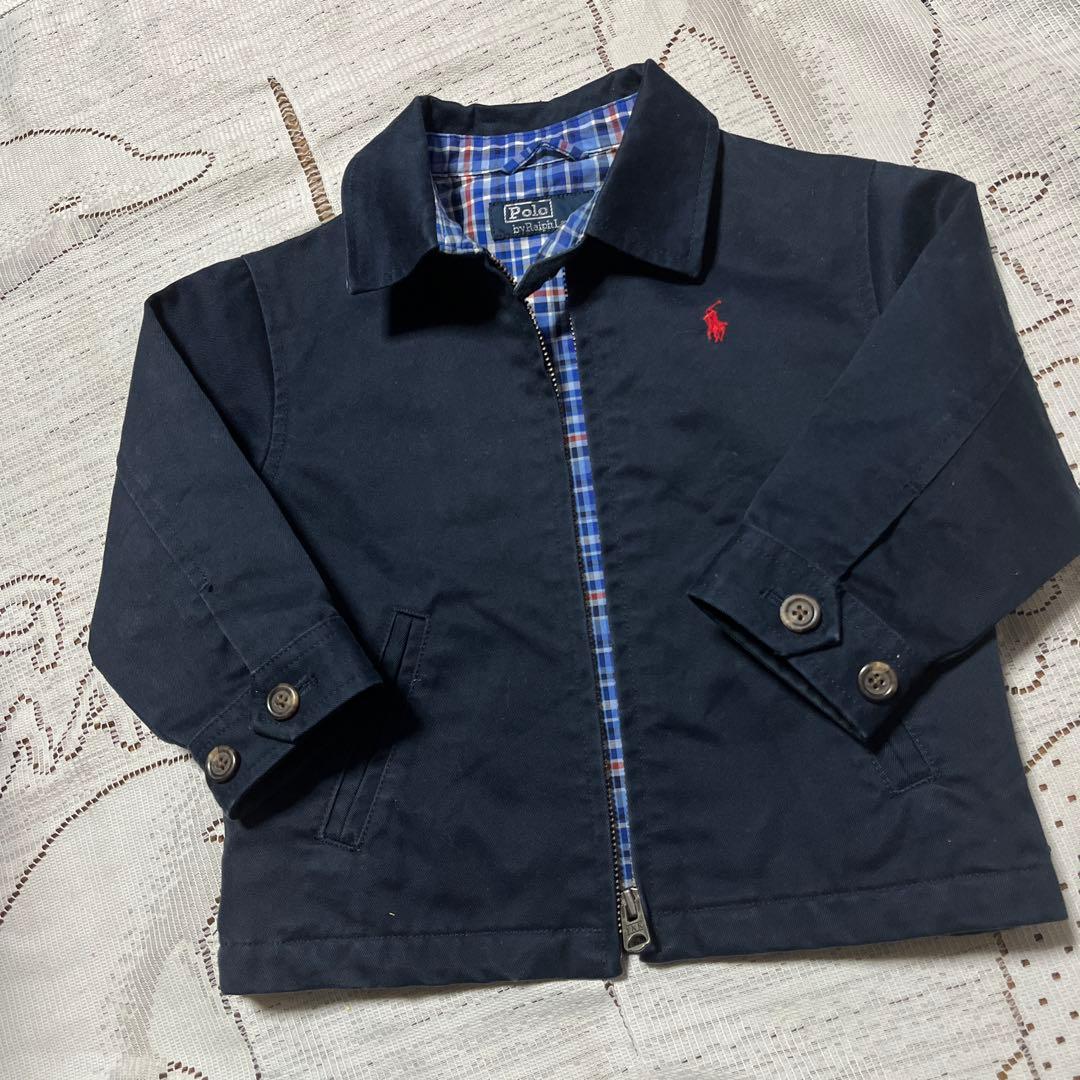 美品☆Polo by Ralph Lauren ☆ネイビージャケット ☆90cm - メルカリ