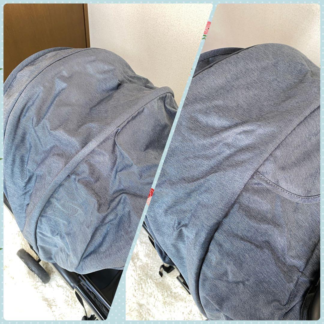 《良品》KATOJI カトージ 2人でゴーDX 2人乗りベビーカー デニム