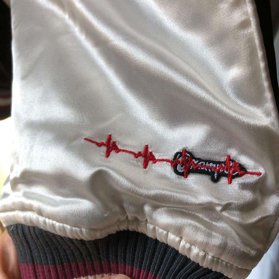 定価42,900円【値下げ可】EXAMPLE薔薇刺繍スタジャンL - メルカリ