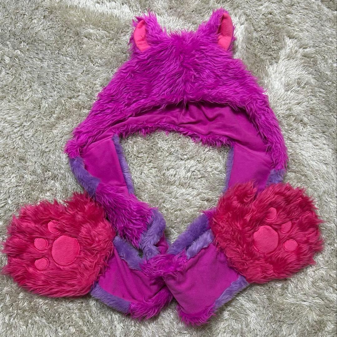 チェシャ猫 マフラーファンキャップ ディズニー