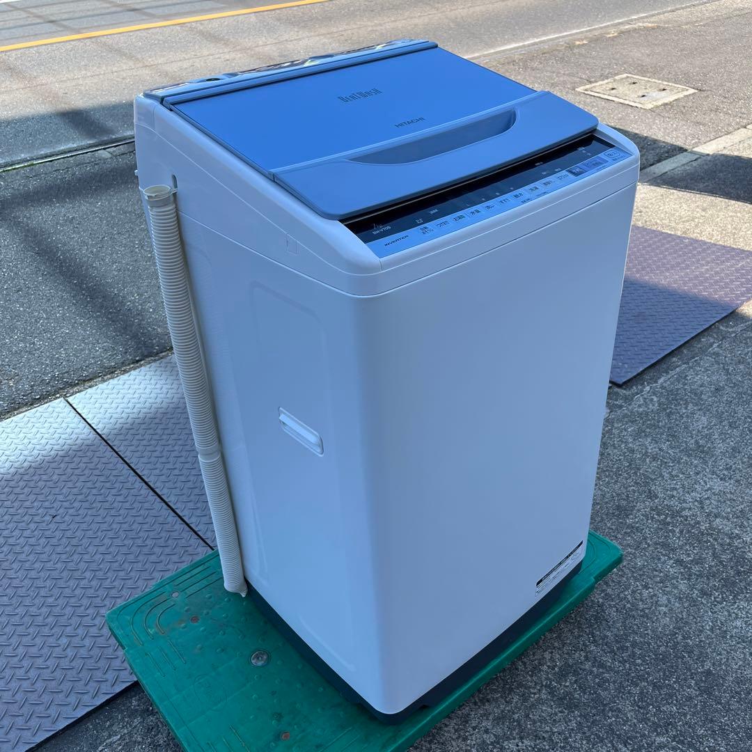 愛知岐阜/送料無料★日立　7.0kg　洗濯機【BW-V70B】2018年製