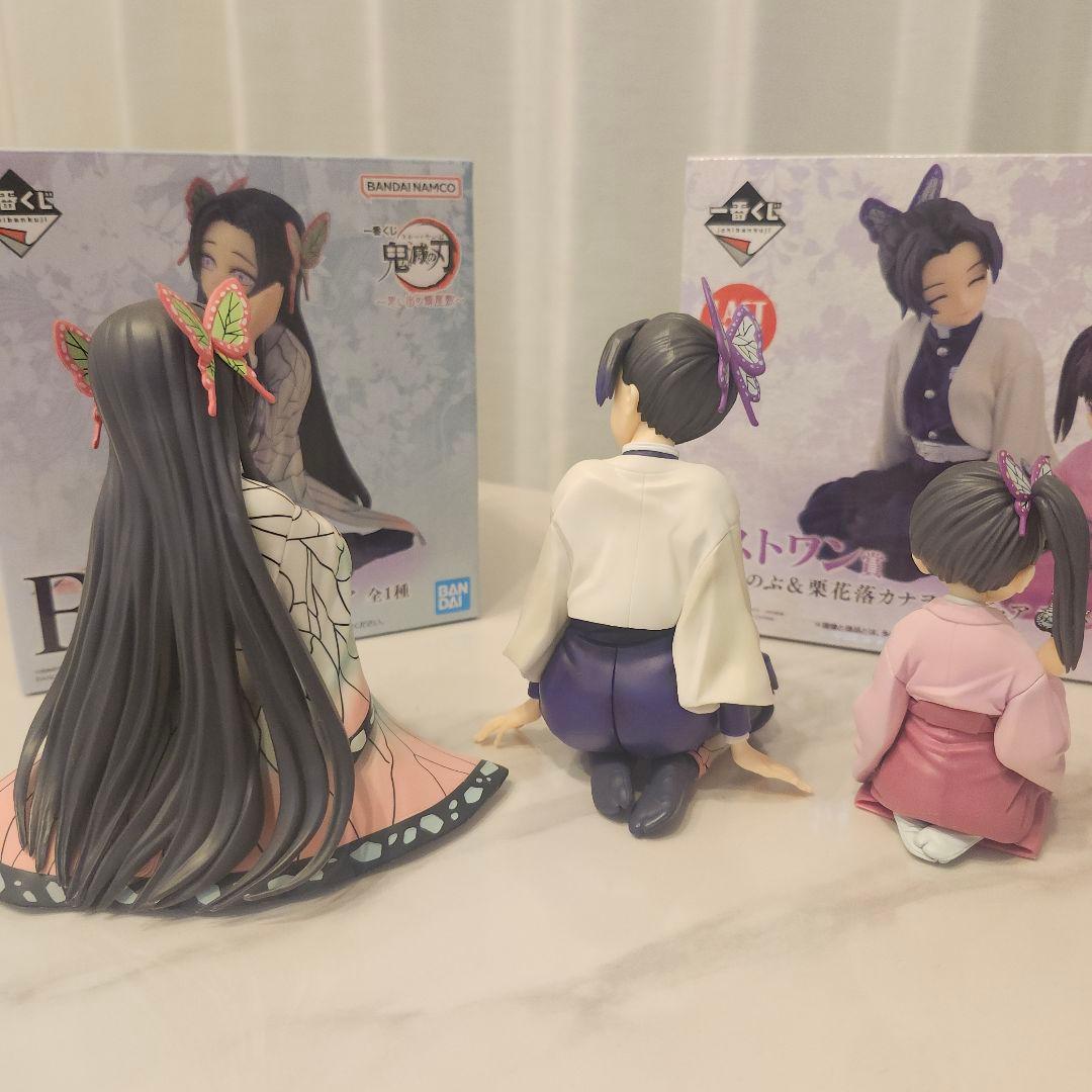 【鬼滅の刃】一番くじB賞 胡蝶カナエ、ラストワン 胡蝶しのぶ&栗花落カナヲ