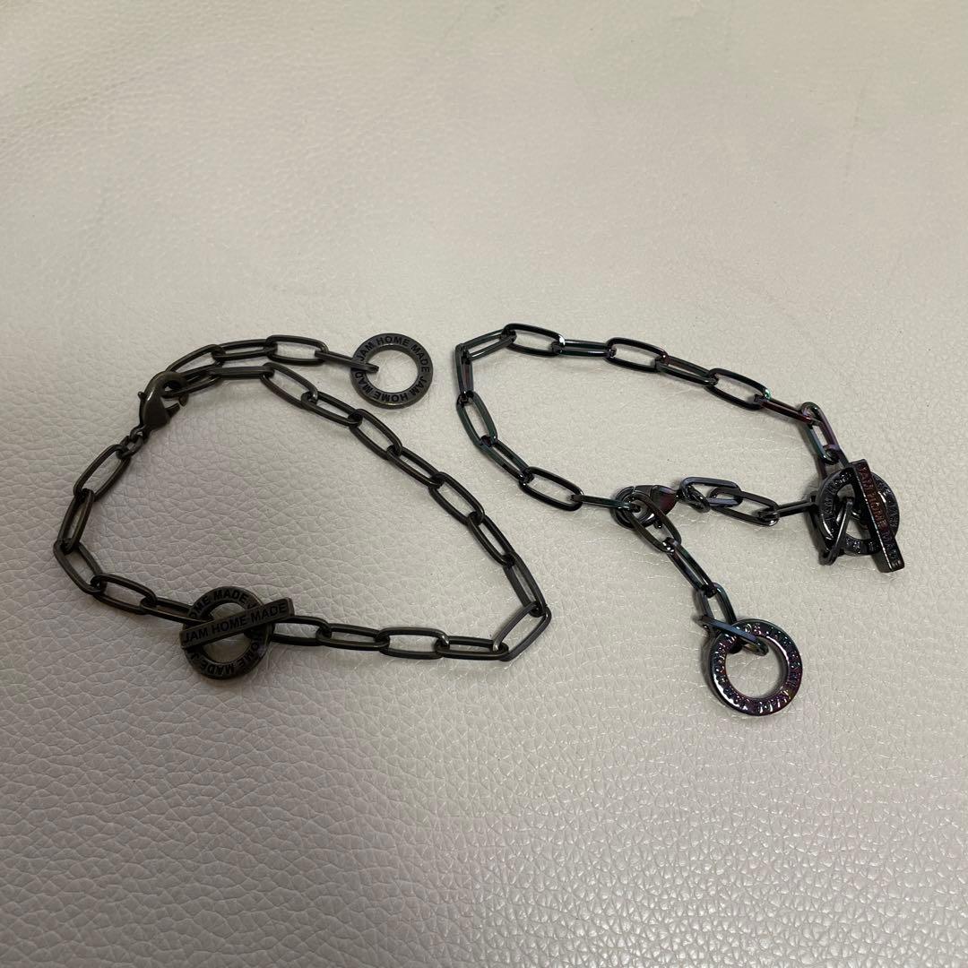 JAM  MADE チェーンブレス&アンクレット 2連セット 2カラー JAM HOME MADE（ジャムホームメイド） ブレスレット オルタナティブ