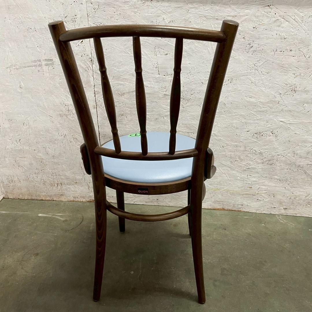 TON トン ベントウッドチェア チェコ製 曲木椅子 ブルー ① A1640