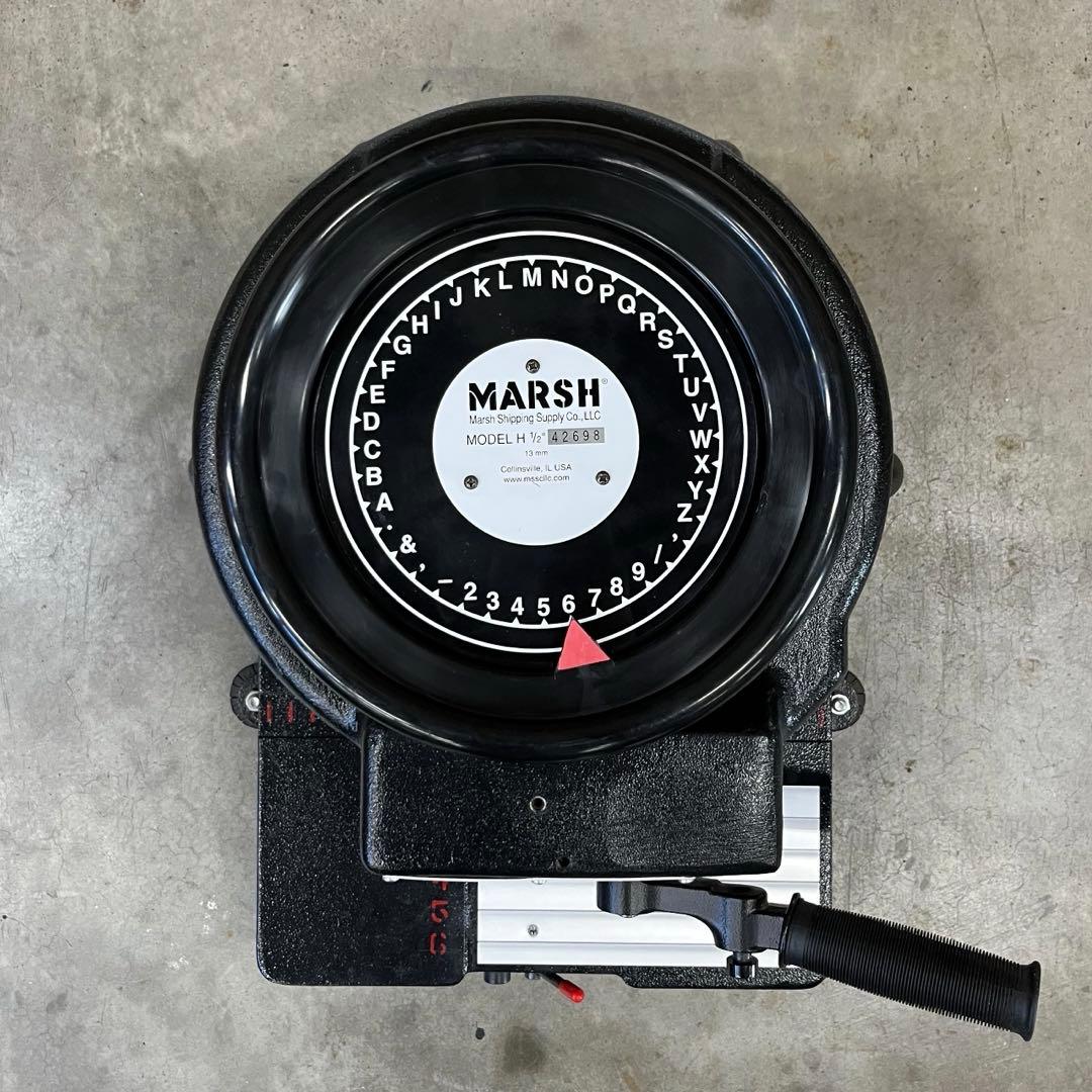 超美品】 MARSH社製 ステンシルマシン 1/2インチ 世田谷ベース - メルカリ
