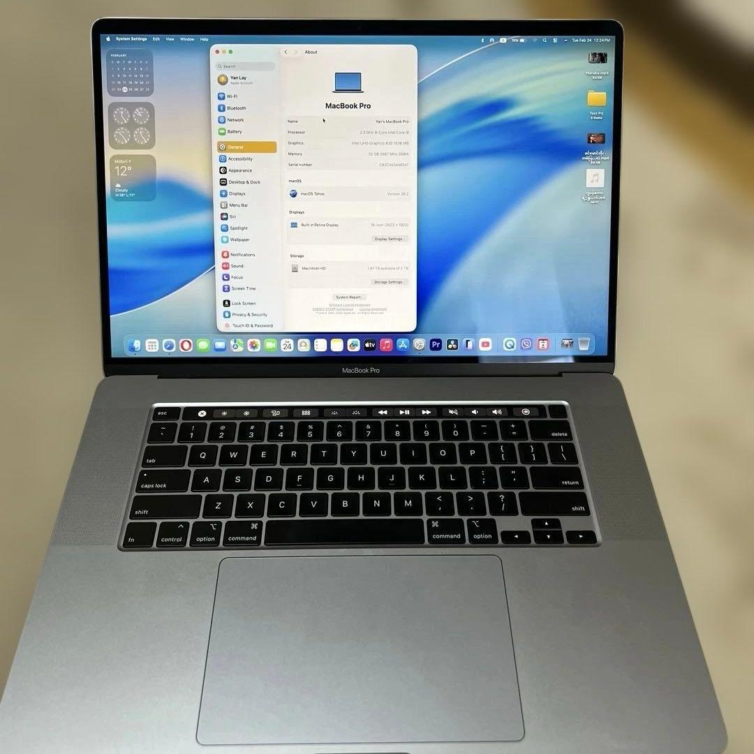 美品 MacBook Pro 16インチ i9 32G-2T SSD - メルカリ