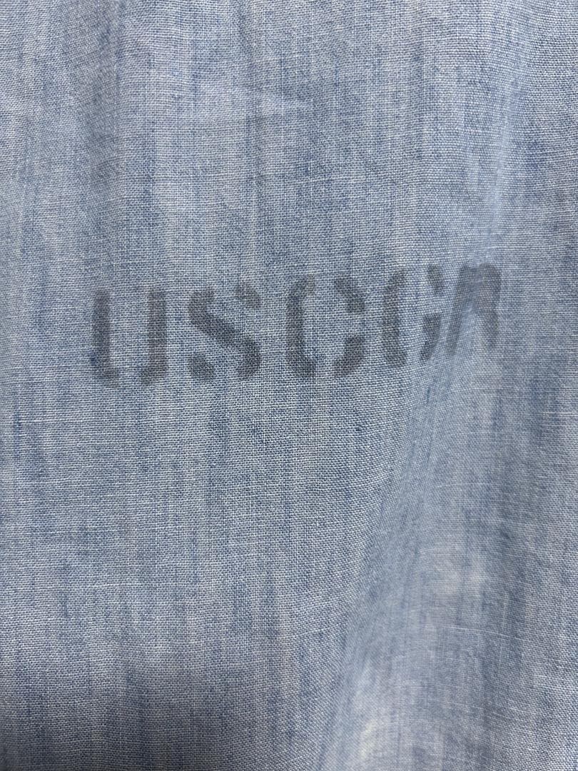 US NAVY 40´S シャンブレーシャツ ステンシル入り