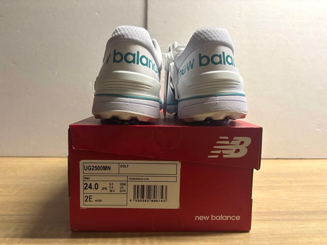 未使用 24cm 2E ニューバランスゴルフシューズ UG2500MN - メルカリ