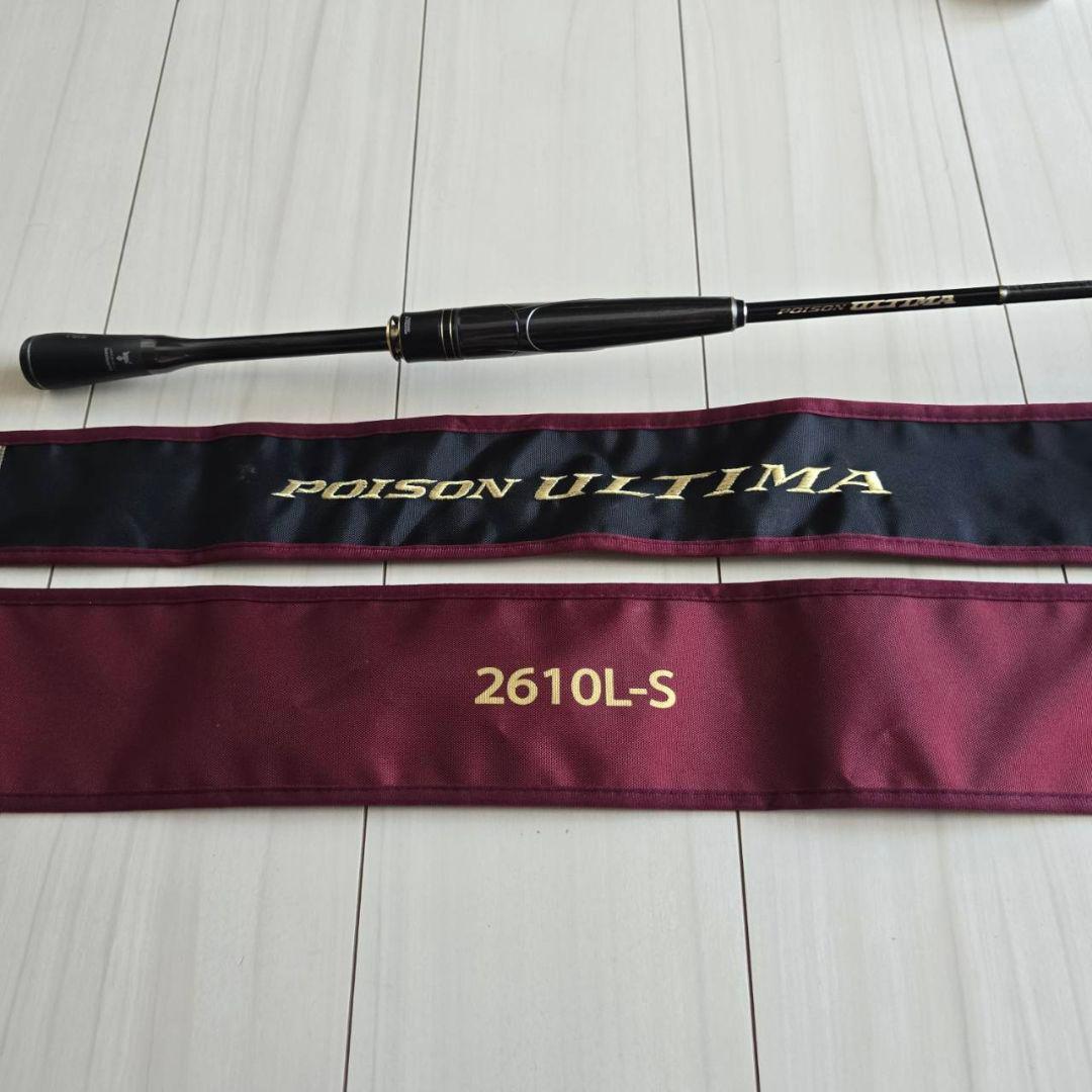 POISON ULTIMA 2610L-S バスロッド JACKALL×SHIMANO ロッド(釣竿) 2610L-S スピニングリール L(ライト