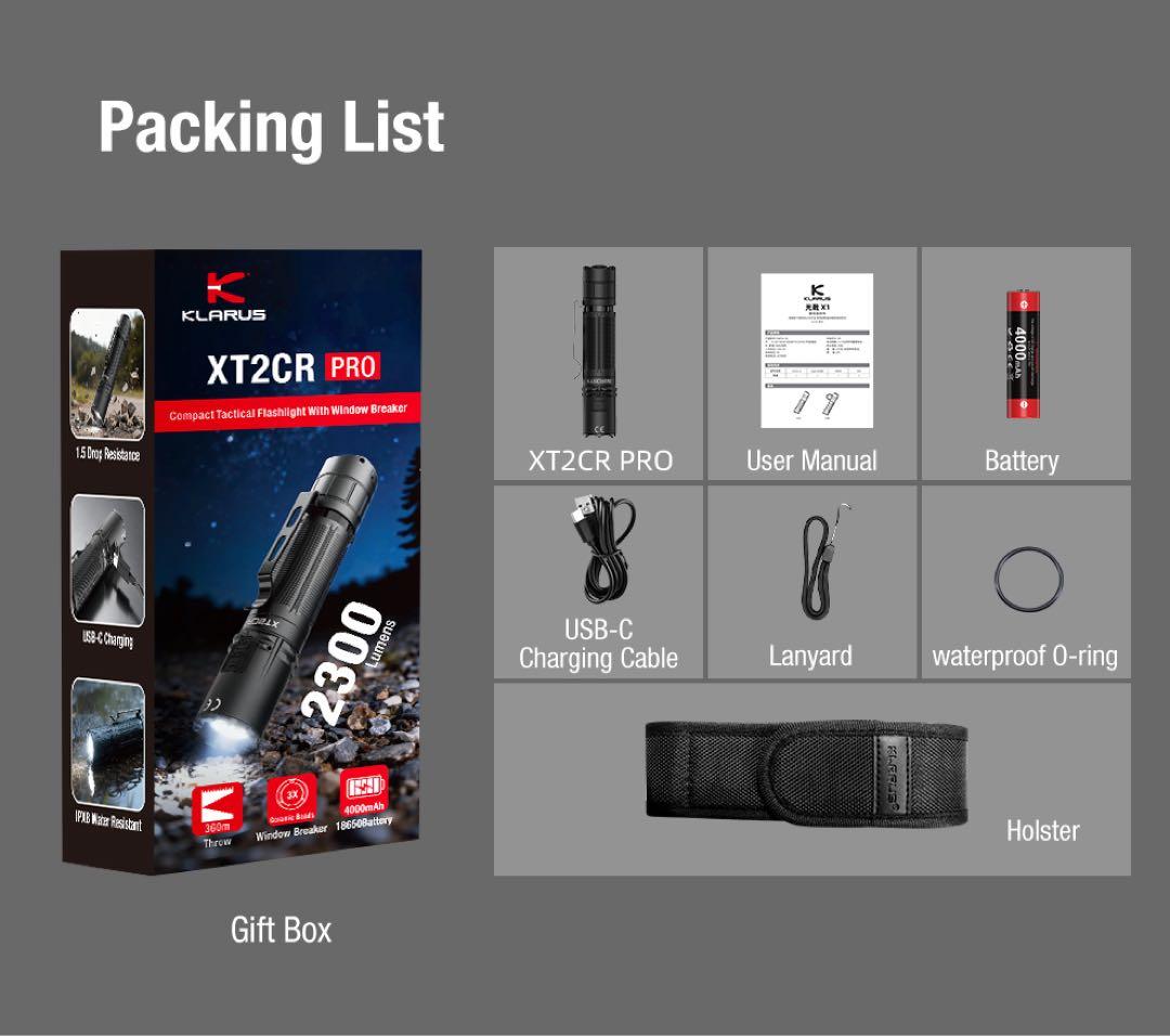 KLARUS XT2CR PRO LuminusSFT42R 2025年モデル - メルカリ