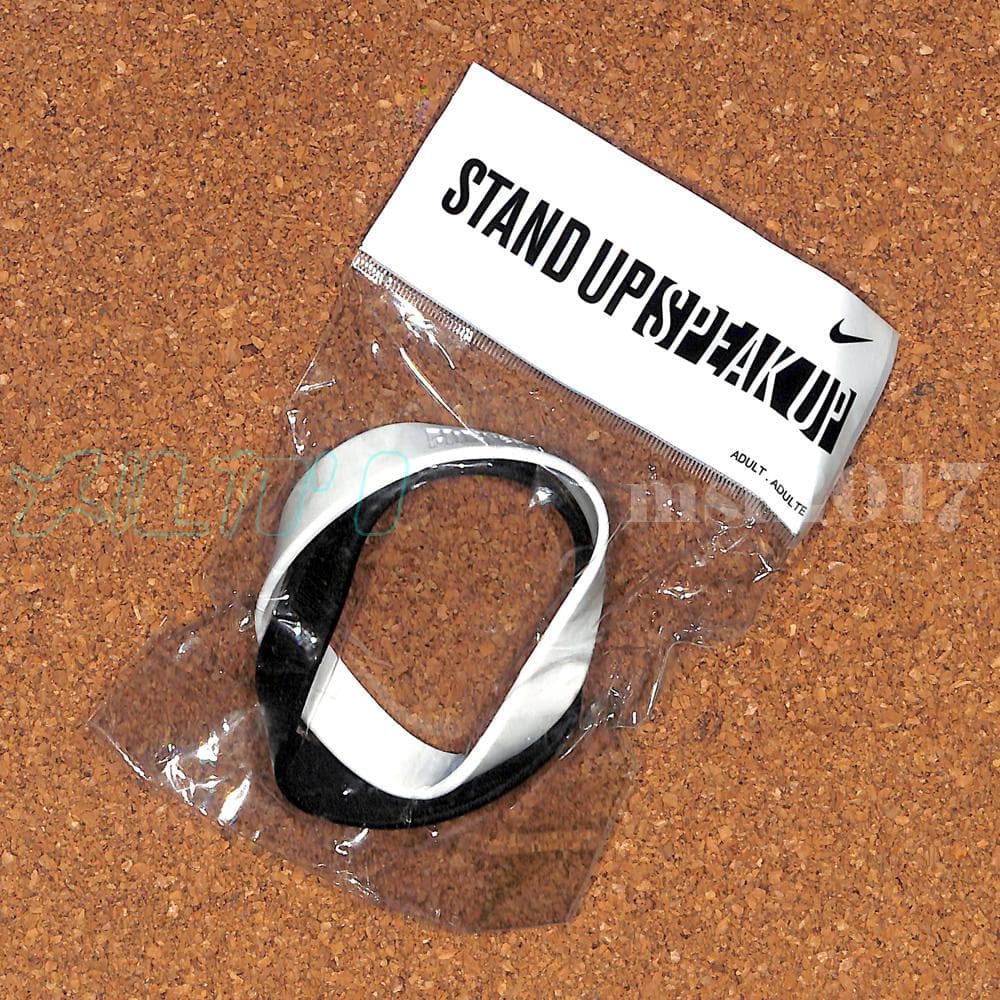 ✓NIKE STAND UP SPEAK UP シリコンバンド ① - メルカリ