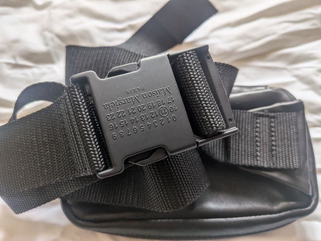 maison margiela レザーバムバッグ