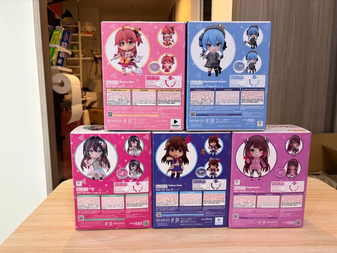 ねんどろいど ホロライブ　0期生　5個セット