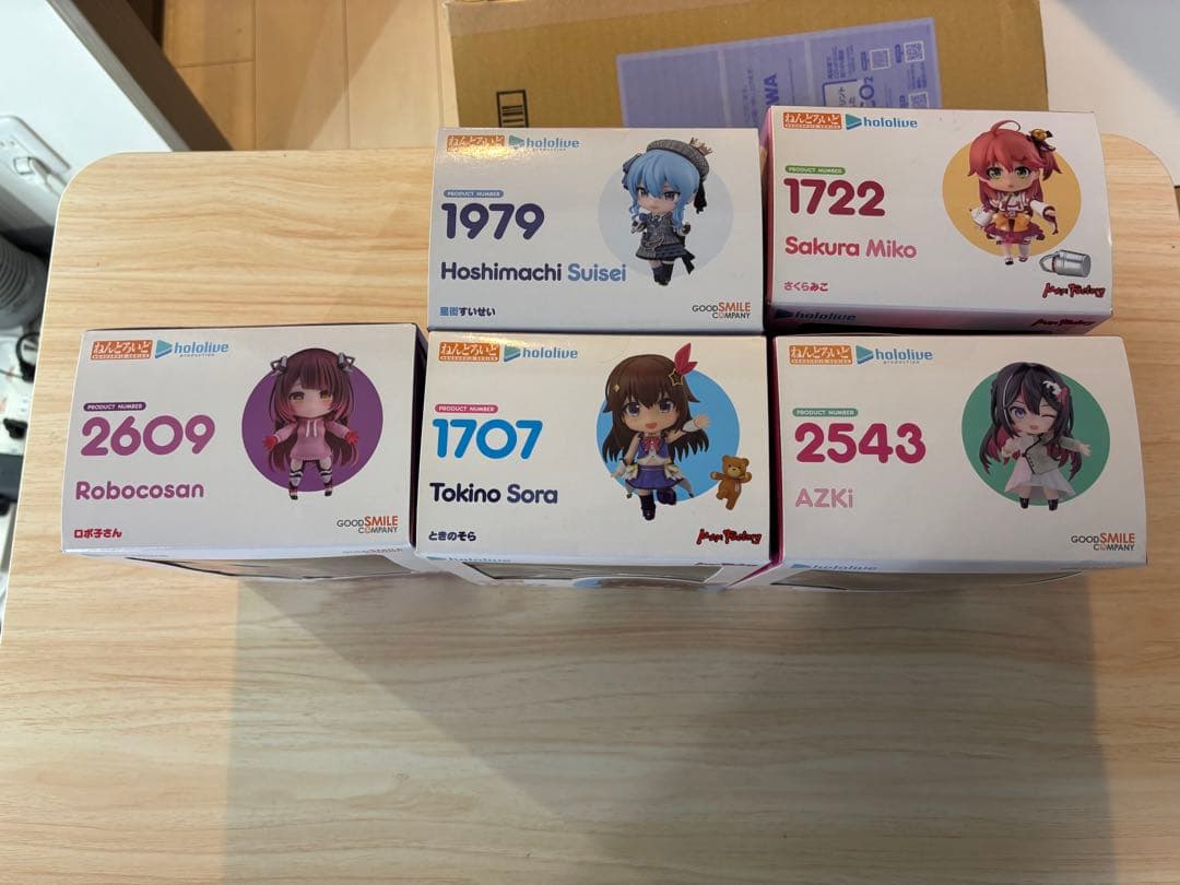 ねんどろいど ホロライブ　0期生　5個セット