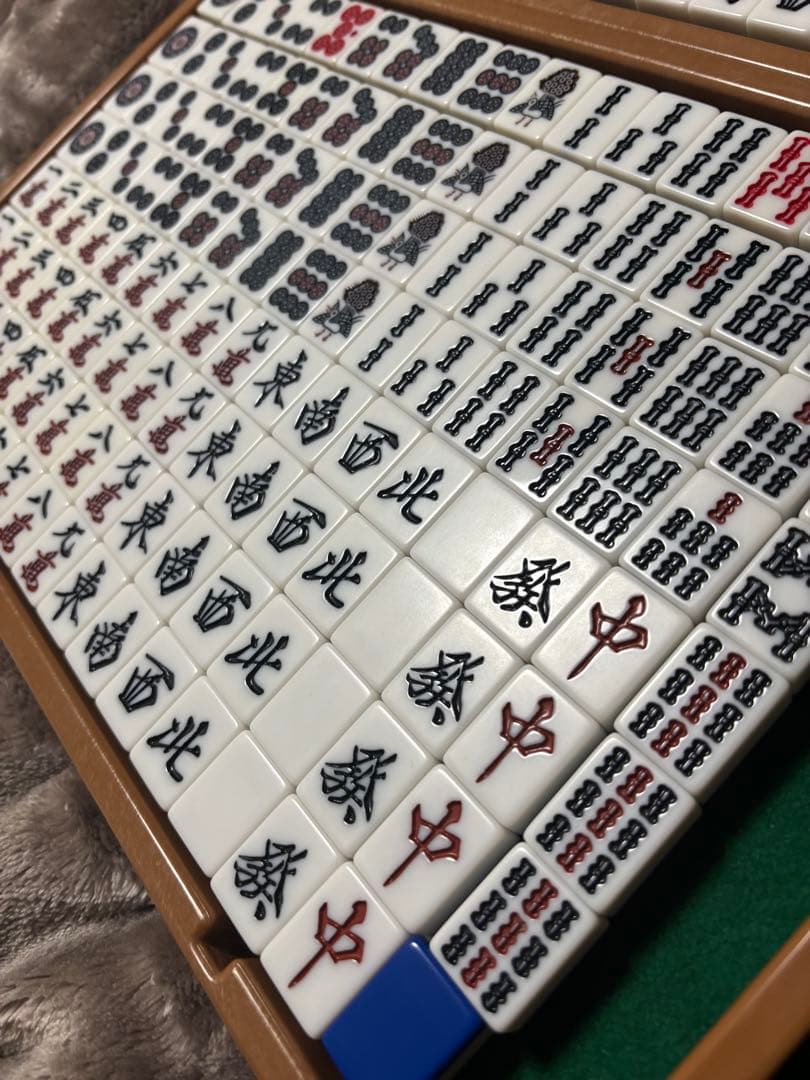 全自動麻雀卓用麻雀牌 26mm牌背の色:青黄 セット - メルカリ